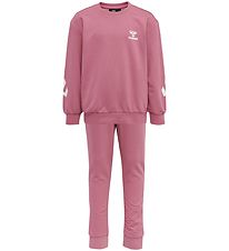 Hummel Sweatsæt - hmlVenti - Heather Rose