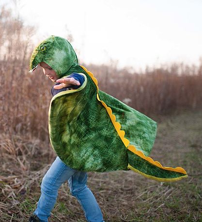 Great Pretenders Búningur - T-Rex Skikkju - Grænt