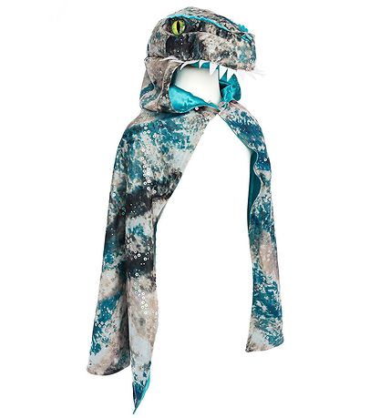 Great Pretenders Udklædning - Raptor Kappe - Blå/Grå Great Pretenders Udklædning - Raptor Kappe - Blå/Grå