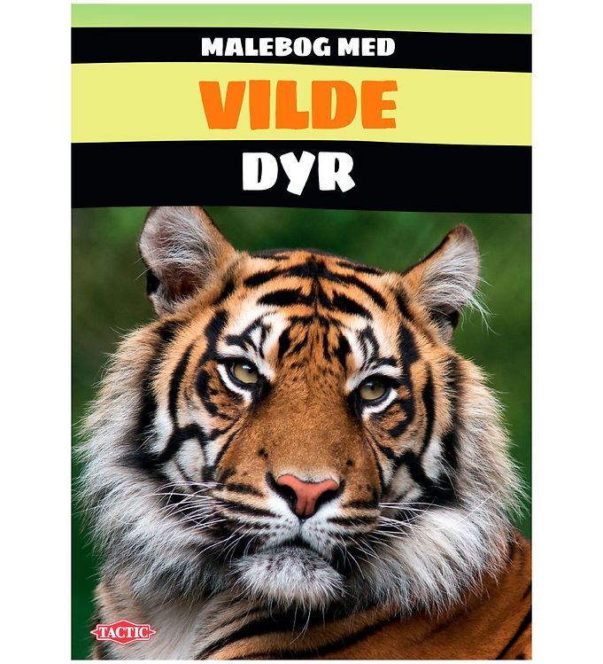 Malebog med vilde dyr (DK) - Børnebog