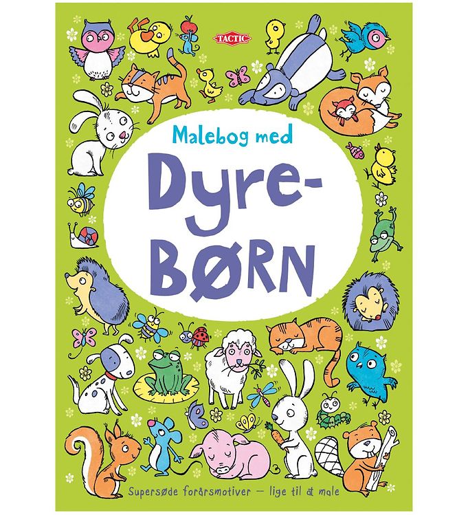 Tactic Malebog med dyrebørn