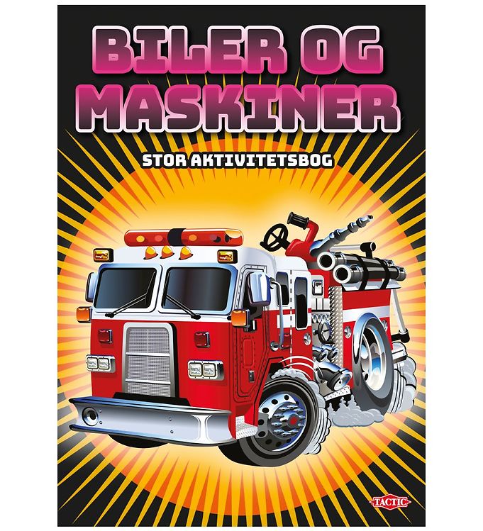 Tactic Biler og maskiner stor aktivitersbog (96s)