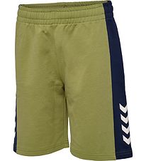Hummel Shorts - hmlRush Block - Green Olive Hummel Shorts - hmlRush Block - Green Olive