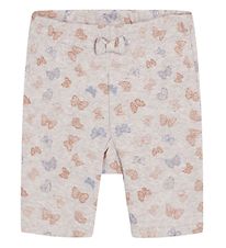 Hust and Claire Shorts - Hanni - Rib - Beige m. Sommerfugle Hust and Claire Shorts - Hanni - Rib - Beige m. Sommerfugle