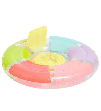SunnyLife Badering m. Sæde - 70x25 cm - Bubba - Rainbow Gloss SunnyLife Badering m. Sæde - 70x25 cm - Bubba - Rainbow Gloss