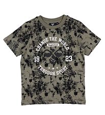 Hummel T-shirt - hmlJOHAN - Vetiver