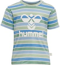 Hummel T-shirt - hmlPELLE - Grayed Jade Hummel T-shirt - hmlPELLE - Grayed Jade