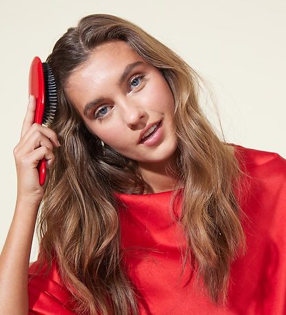 Fan Palm Hårbørste - Medium - Red Poppy Fan Palm Hårbørste - Medium - Red Poppy