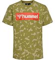 Hummel T-shirt - hmlRush - Green Olive