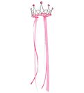 Great Pretenders Udklædning - Tiara m. Bånd - Dark Pink
