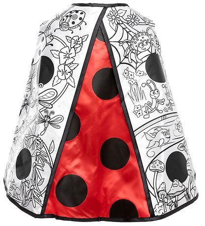 Great Pretenders Búningur - Colour-A-Cape - Ladybug