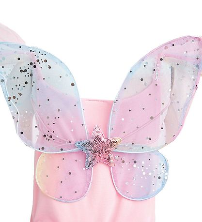 Great Pretenders Udklædning - Fekjole m. Vinger - Rainbow