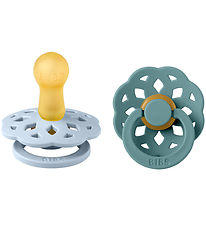 BIBS Boheme Sutter - 2-pak - Str. 2 - Rund - Baby Blue/Island Se BIBS Boheme Sutter - 2-pak - Str. 2 - Rund - Baby Blue/Island Se