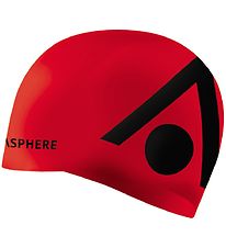 Aqua Sphere Badehætte - Tri Cap - Red Black Aqua Sphere Badehætte - Tri Cap - Red Black