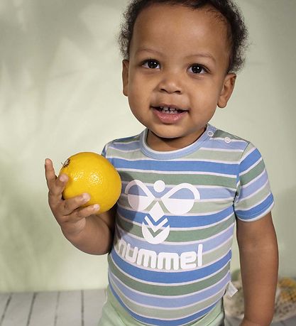 Hummel Body k/æ - hmlPelle - Blå/Grøn Hummel Body k/æ - hmlPelle - Blå/Grøn