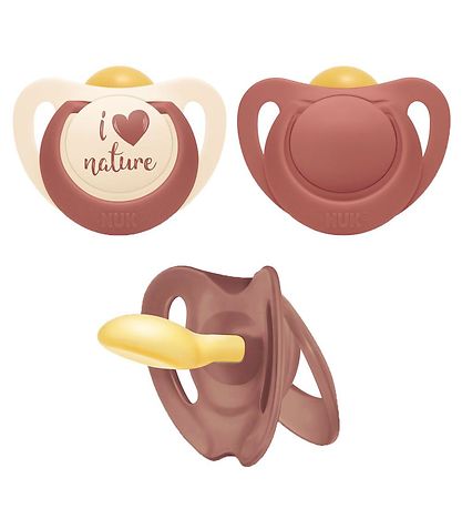 Nuk Sutter - NUK For Nature - 2-pak - Rød Nuk Sutter - NUK For Nature - 2-pak - Rød