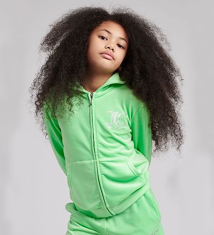 Juicy Couture Cardigan - Velour - Green Ash Juicy Couture Cardigan - Velour - Green Ash