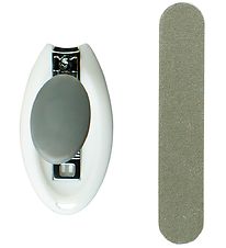Mininor Negleklipper m. fil - Grå/Hvid Mininor Negleklipper m. fil - Grå/Hvid