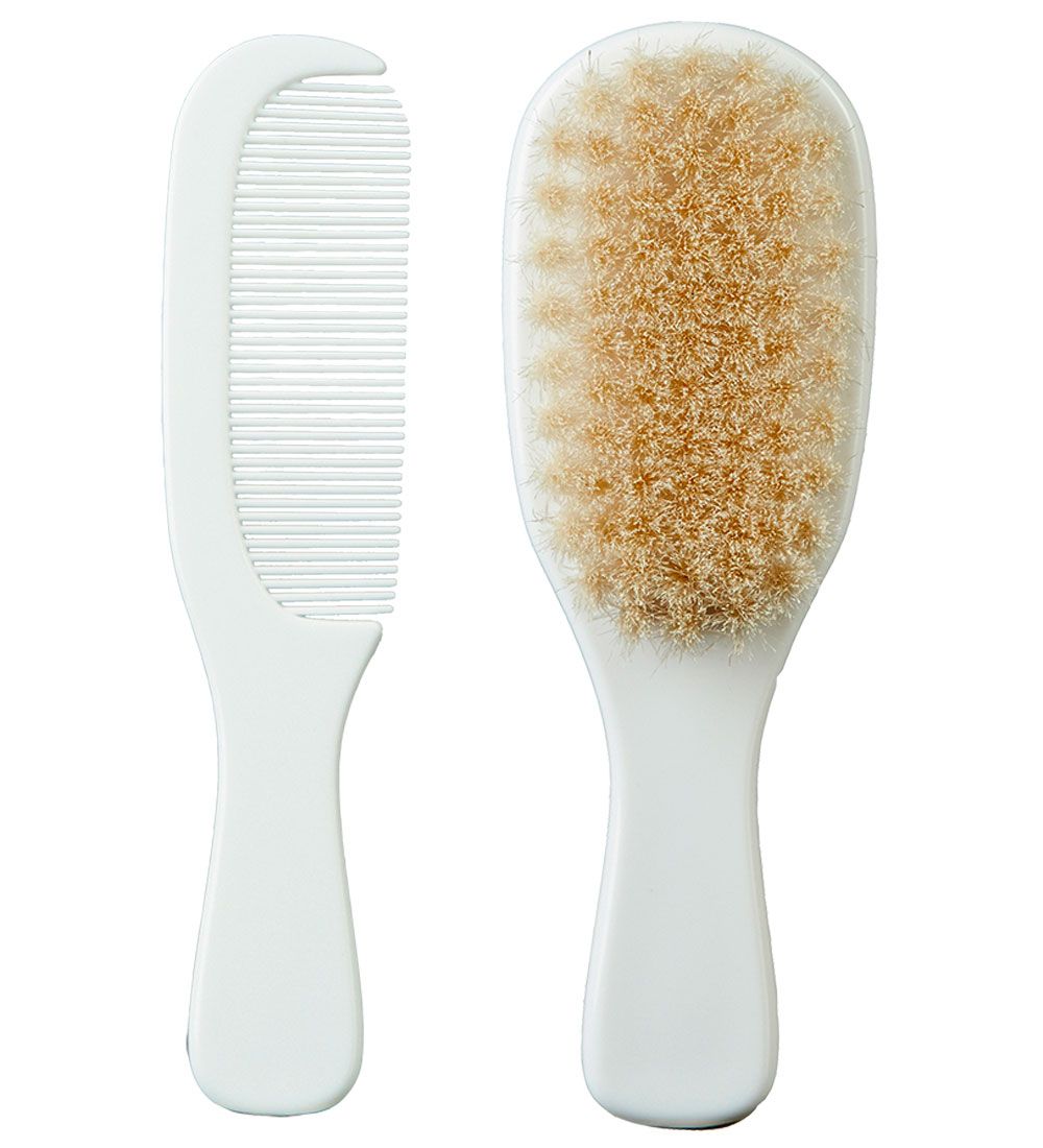 Mininor Kamm und Haarbürste - Weiß - Mininor - One Size - Haarbürsten
