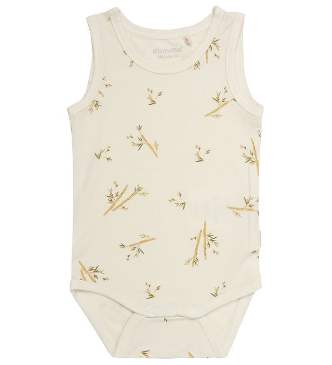 Minymo Baby Body i bambus - Bamboo - 56