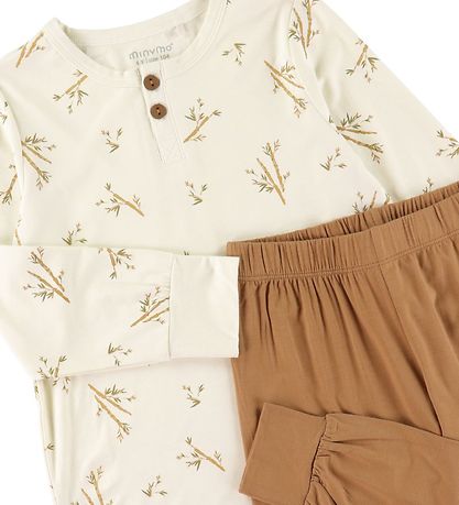 Minymo Nattøj - Bambus - Bamboo/Chipmunk