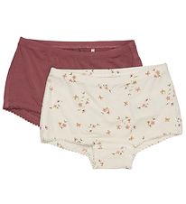 Minymo Hipsters - 2-Pack - Bamboo - Veiled Rose Flower/Rose Brow