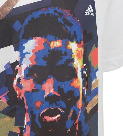 adidas Performance T-shirt - Pogba Football Graphic - Hvid adidas Performance T-shirt - Pogba Football Graphic - Hvid