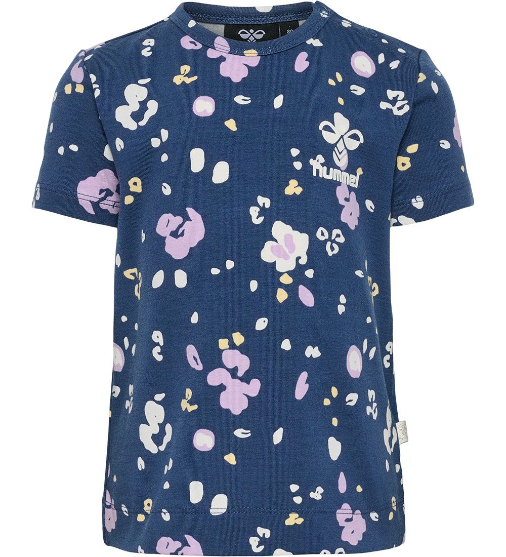Hummel T-Shirt - HmlHappy - Sea - Hummel - 68 - T-Shirts