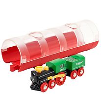 BRIO World Damplokomotiv m. Tunnel - Grøn 33892 BRIO World Damplokomotiv m. Tunnel - Grøn 33892