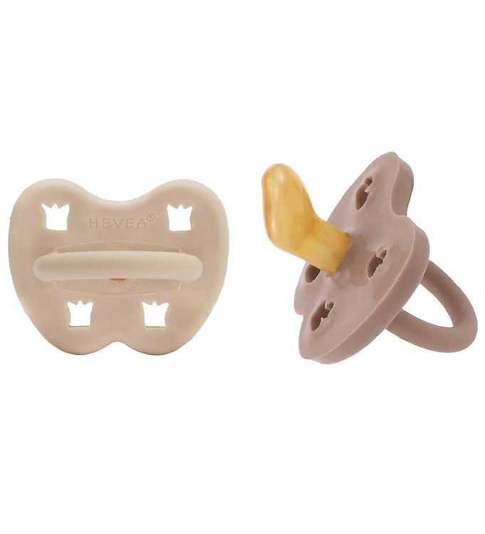 Hevea Sutter - 3-36 mdr - 2-pak - Naturgummi - Powder Rose/Tan B