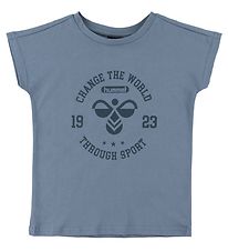 Hummel T-Shirt - HmlMalin - Blue Mirage Hummel T-Shirt - HmlMalin - Blue Mirage