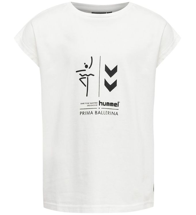 Hummel T-shirt - hmlPrima Bee - Marshmallow