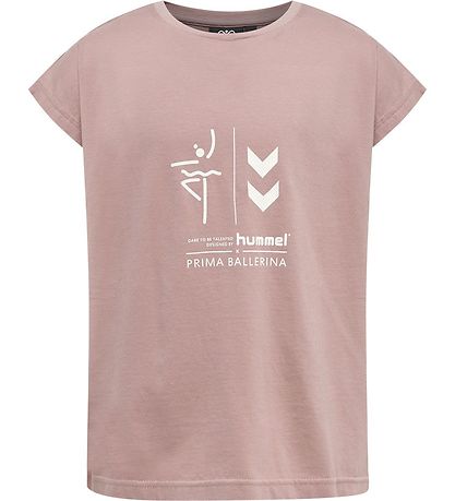 Hummel T-shirt - hmlPrima Bee - Woodrose