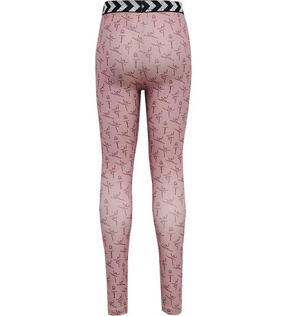 Hummel Leggings - hmlPrima Bee Pirouette - Woodrose Hummel Leggings - hmlPrima Bee Pirouette - Woodrose