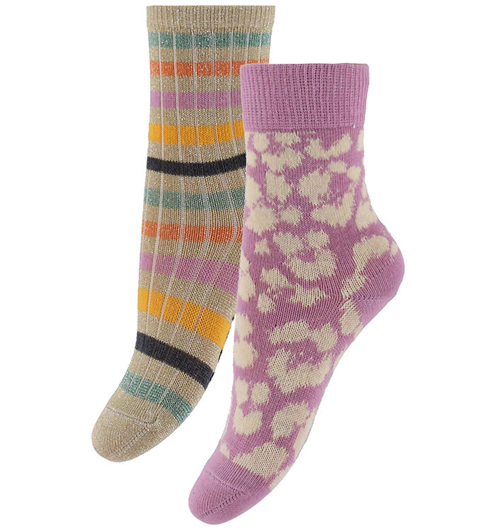 Molo Strømper - 2-pak - Noml - Purple Jaguar