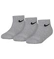 Nike Strømper - Performance Basic - 3-Pak - Dark Grey Heather Nike Strømper - Performance Basic - 3-Pak - Dark Grey Heather