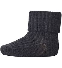 MP Strømper - Uld - Dark Grey Melange MP Strømper - Uld - Dark Grey Melange