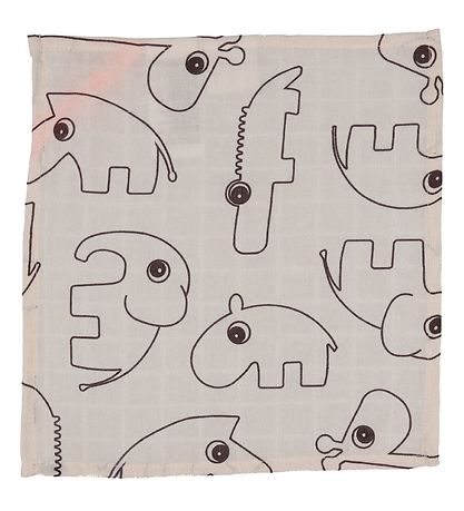 Done by Deer Vaskeklude - 5-pak - 30x30 cm - Deer Friends Powder
