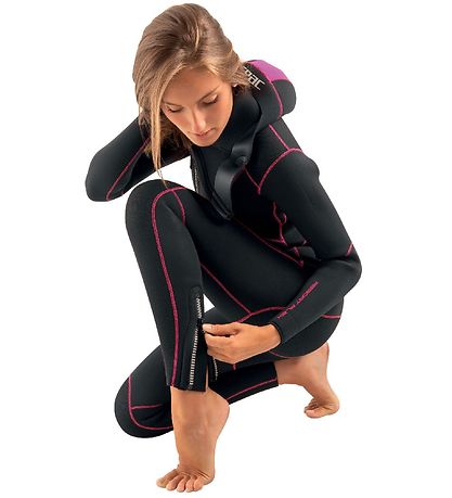 Seac Våddragt - Resort Flex Lady 5 mm - Sort/Pink