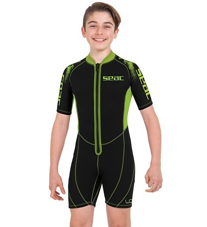 Seac Våddragt - Look Shorty Kid 2,5 mm - Sort/Lime Seac Våddragt - Look Shorty Kid 2,5 mm - Sort/Lime