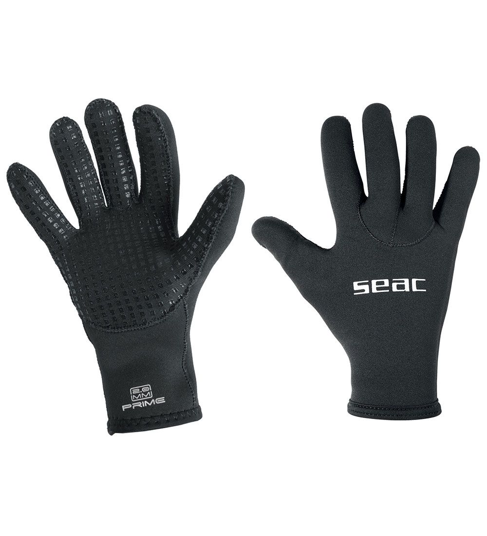 Seac Handschuhe - Prime 2 mm - Schwarz - Seac - L - Large - Handschuhe