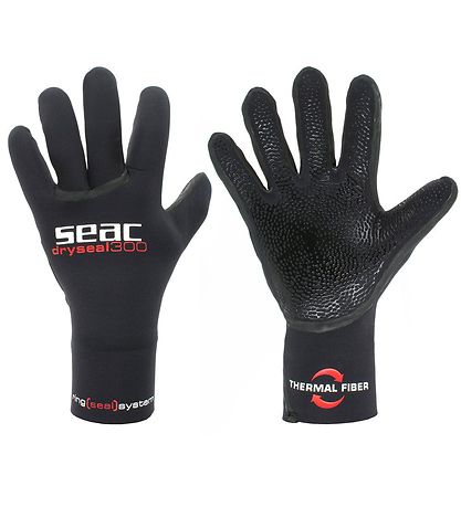 Seac Gloves - Dryseal 300 3 mm - Black