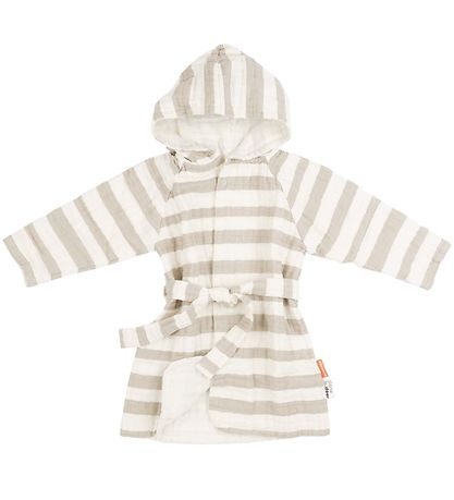 Done by Deer Badekåbe - Stripes - Sand