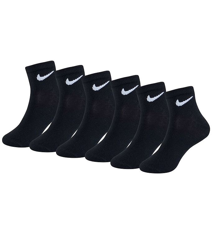 Nike Strømper - Ankle - 6-Pak - Sort