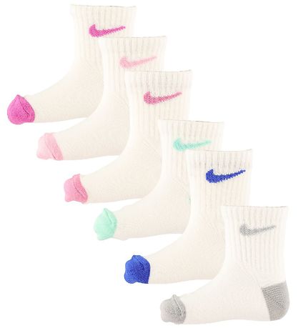 Nike Socks - Ankle - 6-Pack - Pink