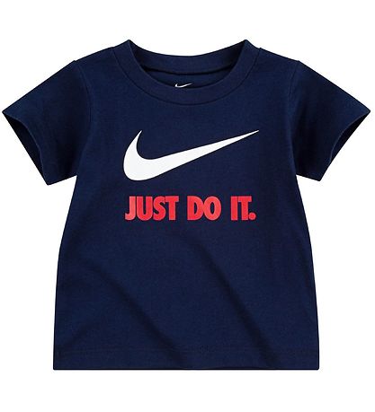 Nike T-shirt - Swoosh - Obsidian/University Red Nike T-shirt - Swoosh - Obsidian/University Red
