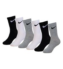 Nike Strømper - Crew - 6-Pak - Sort/Hvid