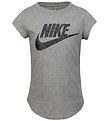 Nike T-shirt - Futura - Dark Grey Heather Nike T-shirt - Futura - Dark Grey Heather