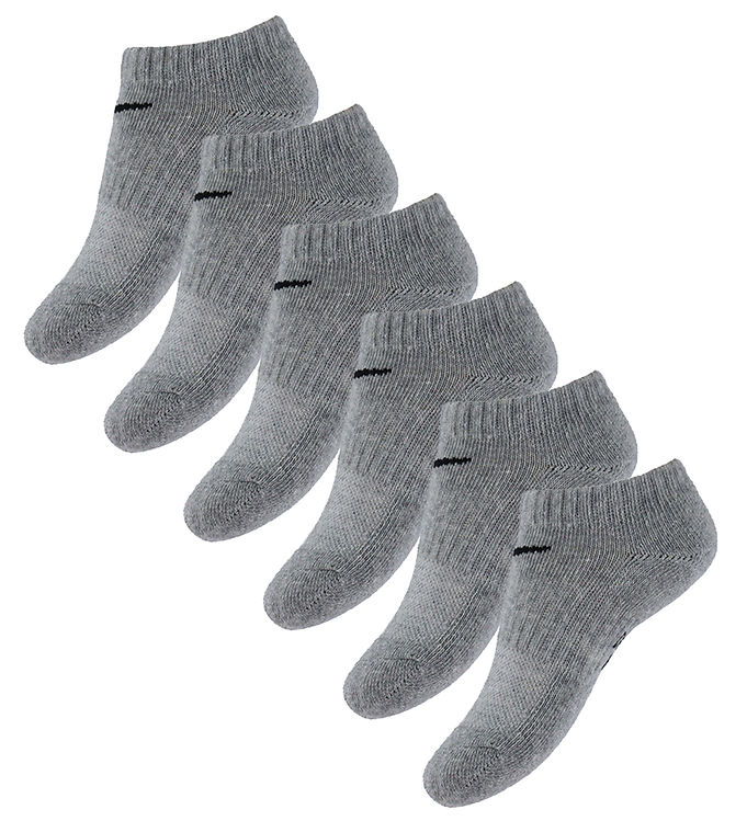 Nike Strømper - Performance Basic Low - 6-Pak - Dark Grey