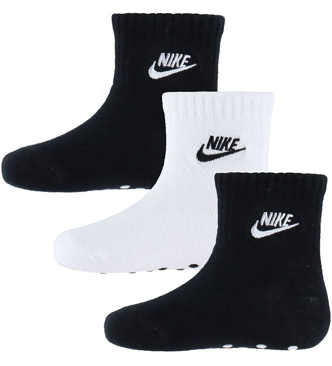 Nike Strømper - Core Futura Gripper - 3-Pak - Sort/Hvid